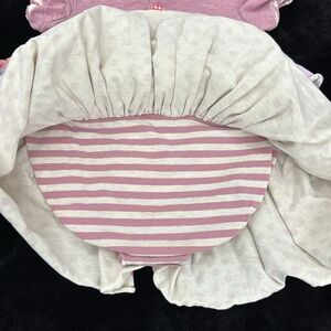 Matilda Jane Pink Purple Ruffled Dress Houses Bows Chickens Polka Dots 12-18M